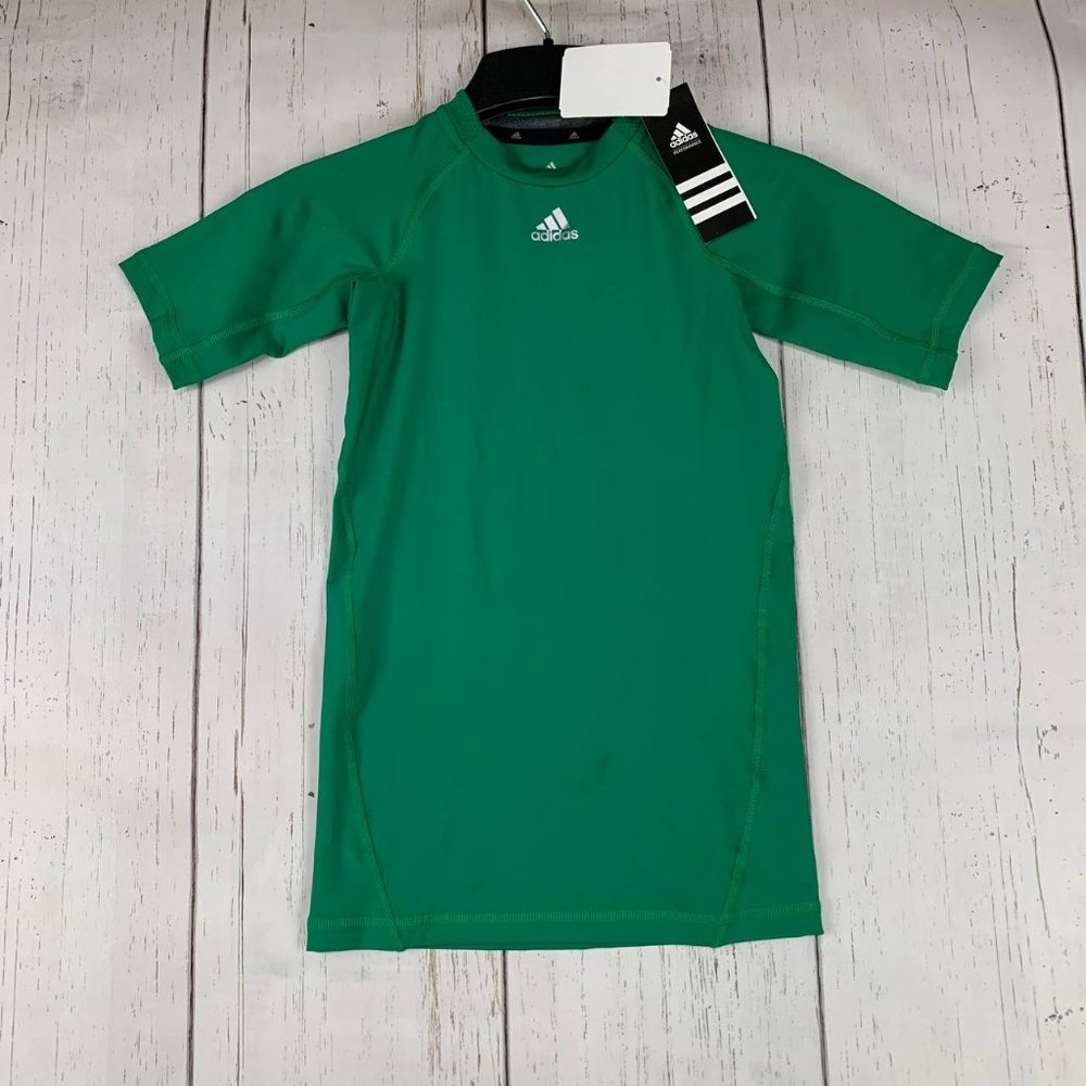 Adidas Logo Medium Athletic T-Shirt‎ Green New Kids